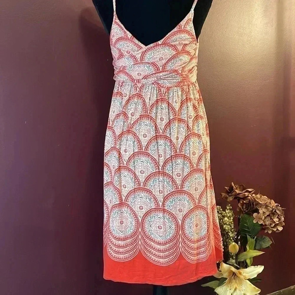 ELLE Women’s Medium Skinny Strap V Neck Dress - Picture 3 of 9